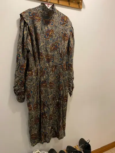 Vestido vintage estampado paisley - miniatura 2