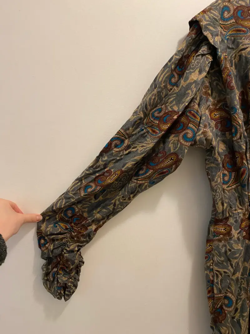 Vestido vintage estampado paisley - 3