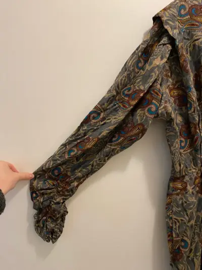 Vestido vintage estampado paisley - miniatura 3