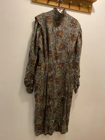 Vestido vintage estampado paisley - miniatura 5