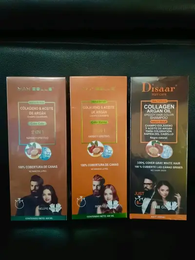 Shampoo Tinte Negro,Castaño Claro, Castaño Oscuro - miniatura 1
