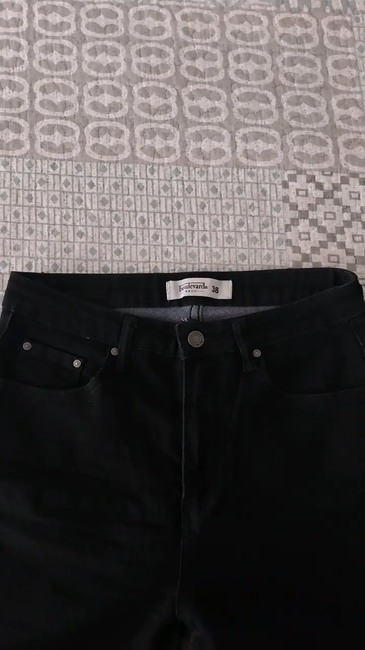 Jeans negros talla 38 - 1