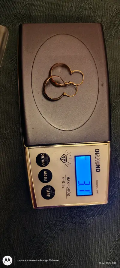 Aros de oro brillantes - miniatura 3