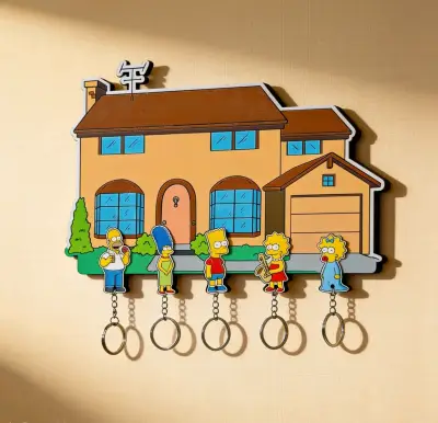 Llavero colgante Simpson - miniatura 1