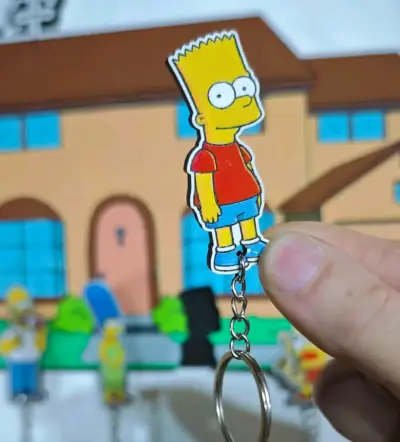 Llavero colgante Simpson - miniatura 2