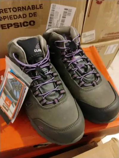 Botines Climber gris y morado - miniatura 2