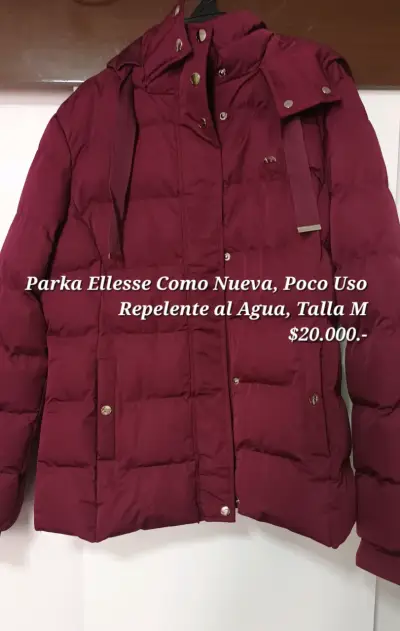 Parka Ellesse burdeos repelente - miniatura 1