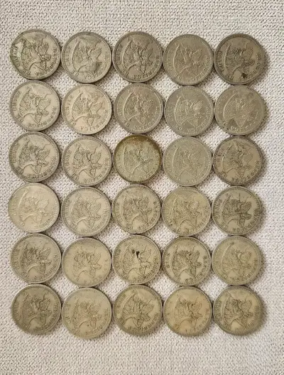 Monedas de Un Peso año 1933 cuproniquel - miniatura 2