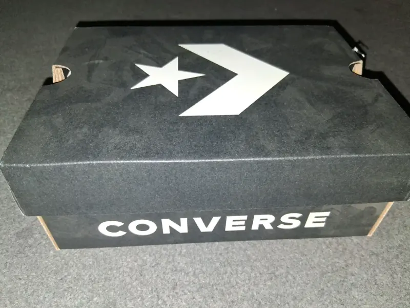 Zapatillas infantiles blanco y negro converse - 5