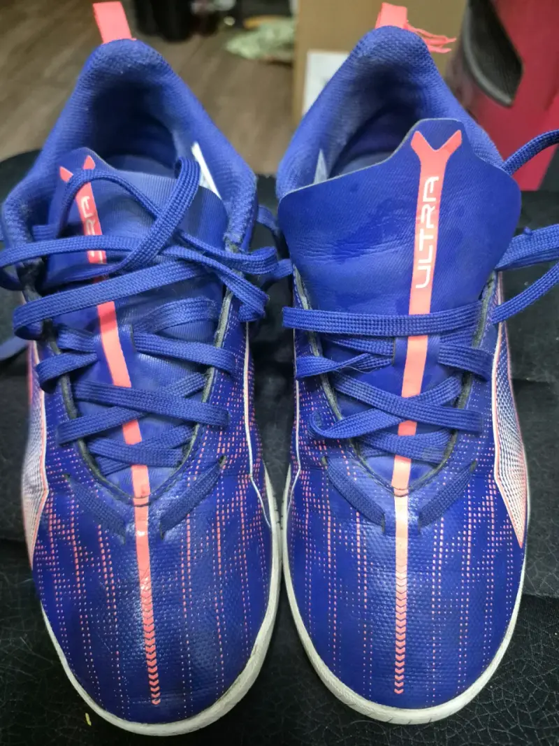 Zapatillas deportivas azul y rosa - 1