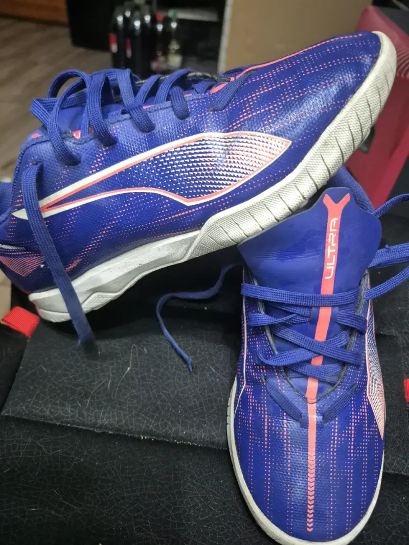 Zapatillas deportivas azul y rosa - 2