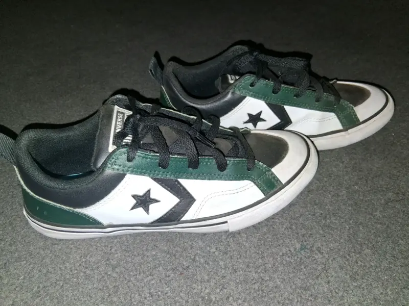 Zapatillas deportivas verde y negro Converse - 3