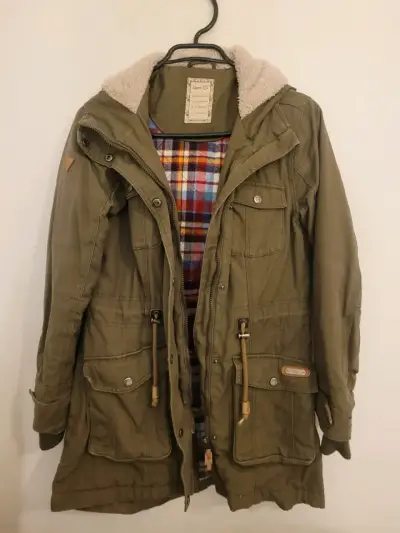 Parka verde con forro polar lippi - miniatura 1