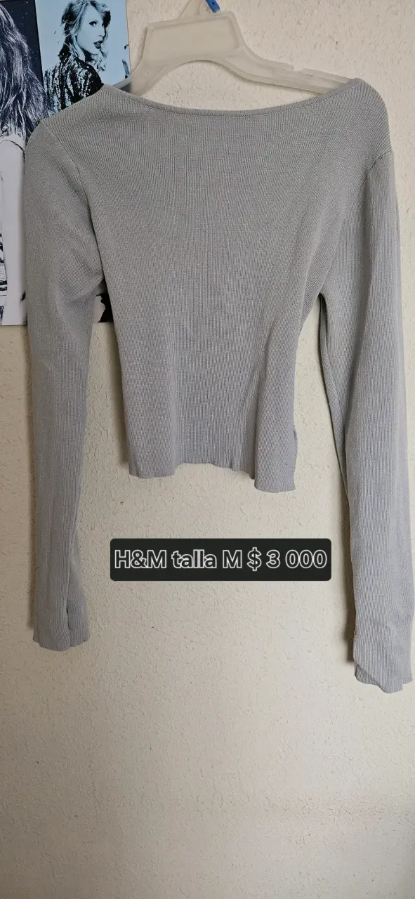Sweater gris H&M talla M - 1