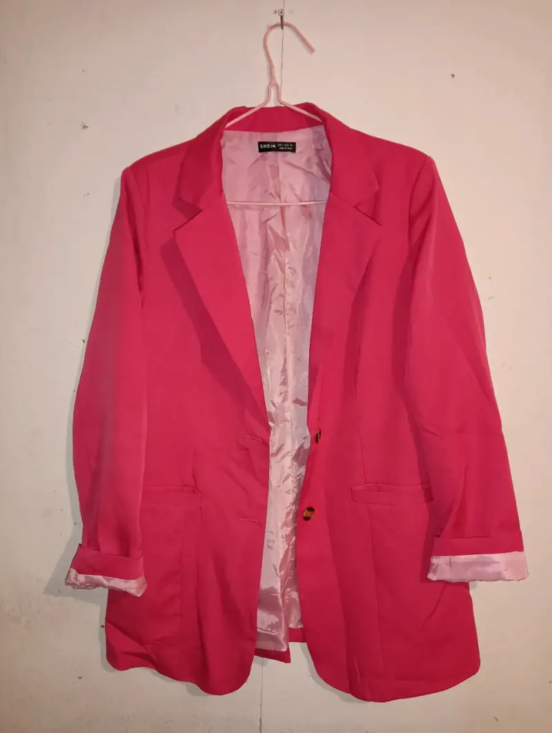 Blazer fucsia SHEIN