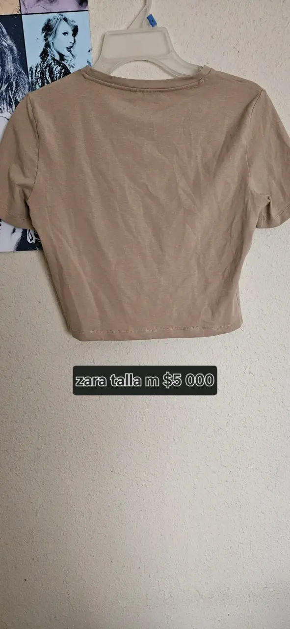 Polera beige Zara talla M - 1