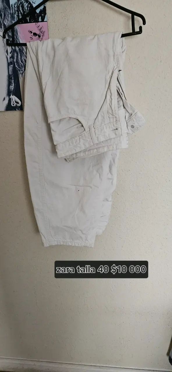 Pantalones blancos Zara