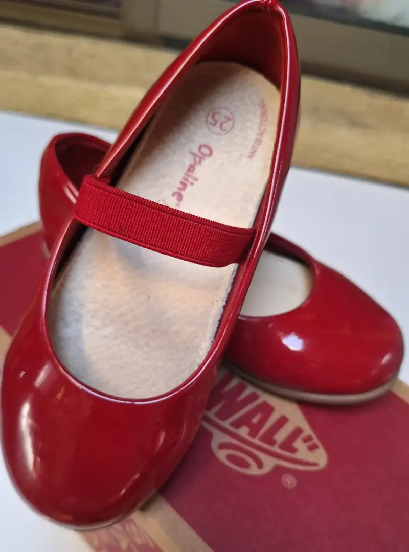 Zapatos rojos de niña Opaline