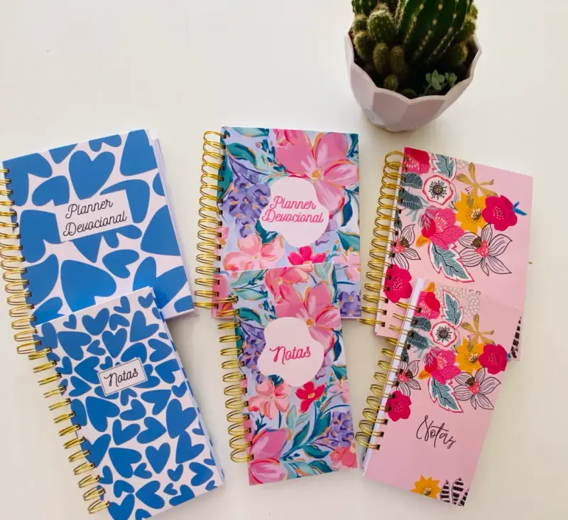 Set de planners y cuadernos de notas