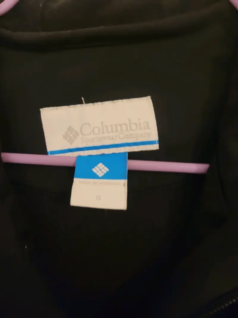 Parka negra con capucha Columbia - 2
