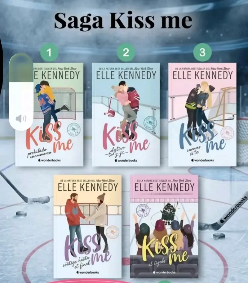 Saga completa Kiss Me de Elle Kennedy