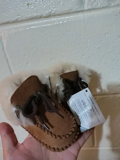 Botitas de cuero para bebé - miniatura 4