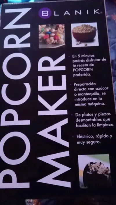 Máquina de palomitas Blanik - miniatura 2