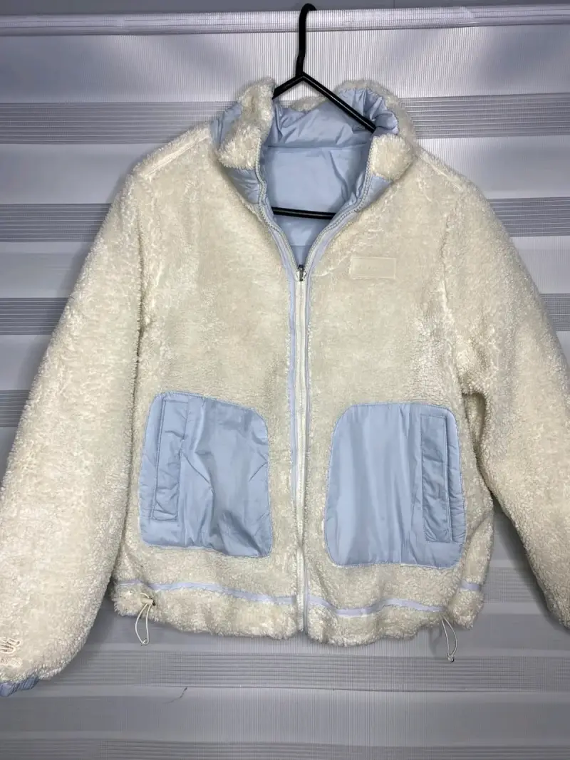 Chaqueta acolchada celeste - 2