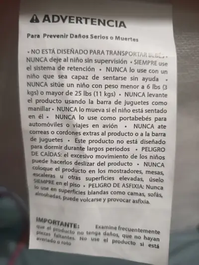 Silla mecedora para bebé colorida - miniatura 3
