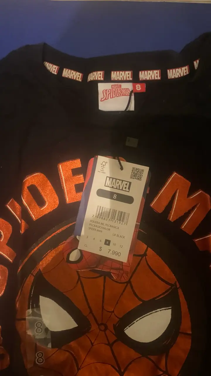 Polera Spiderman Marvel talla8 - 4