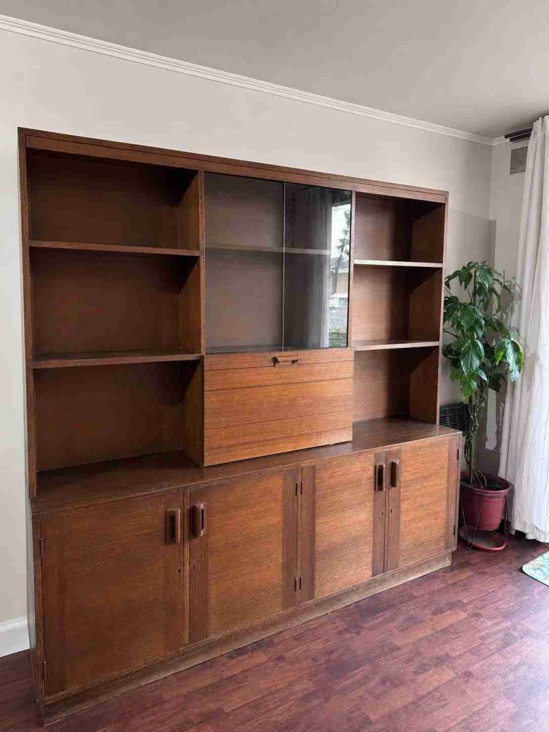 Estante vintage de madera