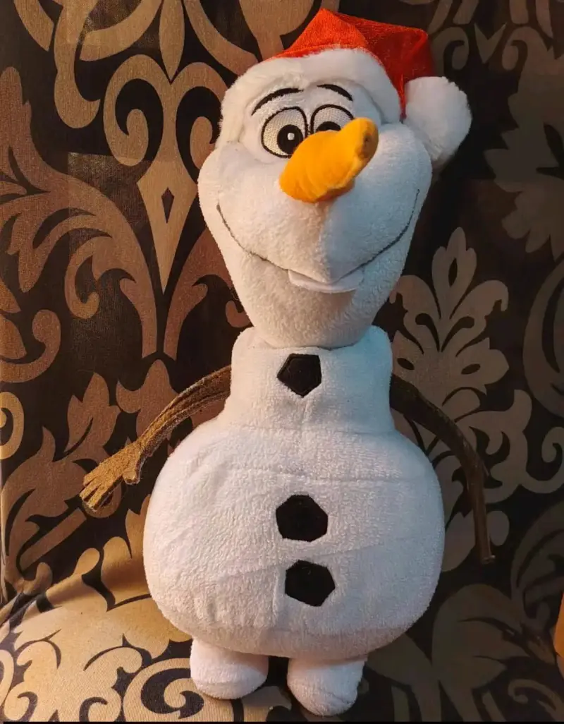 Peluche Olaf navideño de la pelicula FROZEN