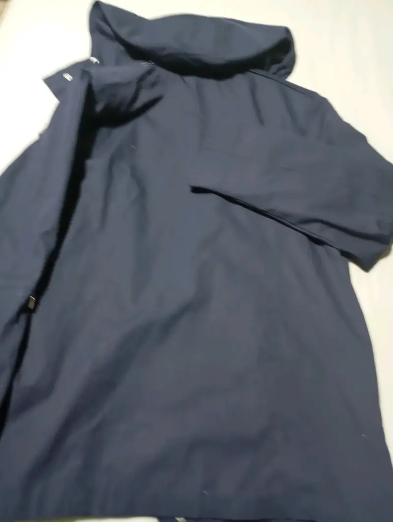Parka azul con capucha - 2