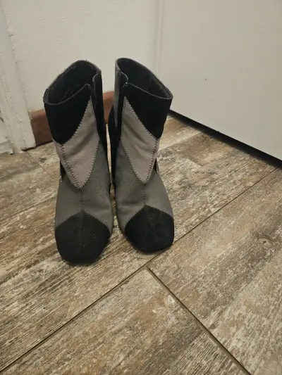 Botines de cuero patchwork - miniatura 2