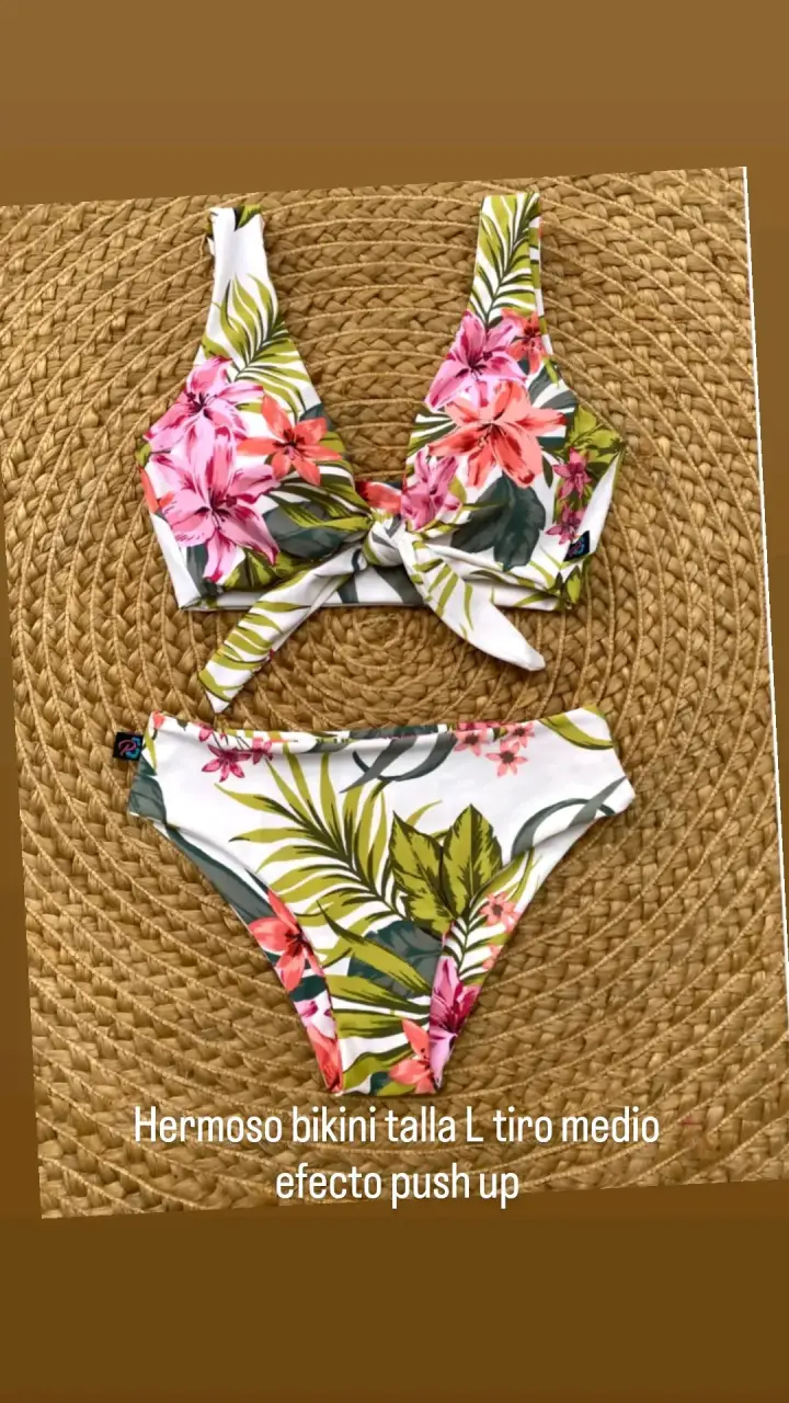 Bikini floral push up