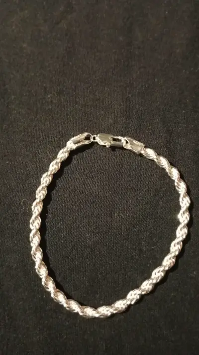 Pulsera turbillon de plata italiana 925 - miniatura 3