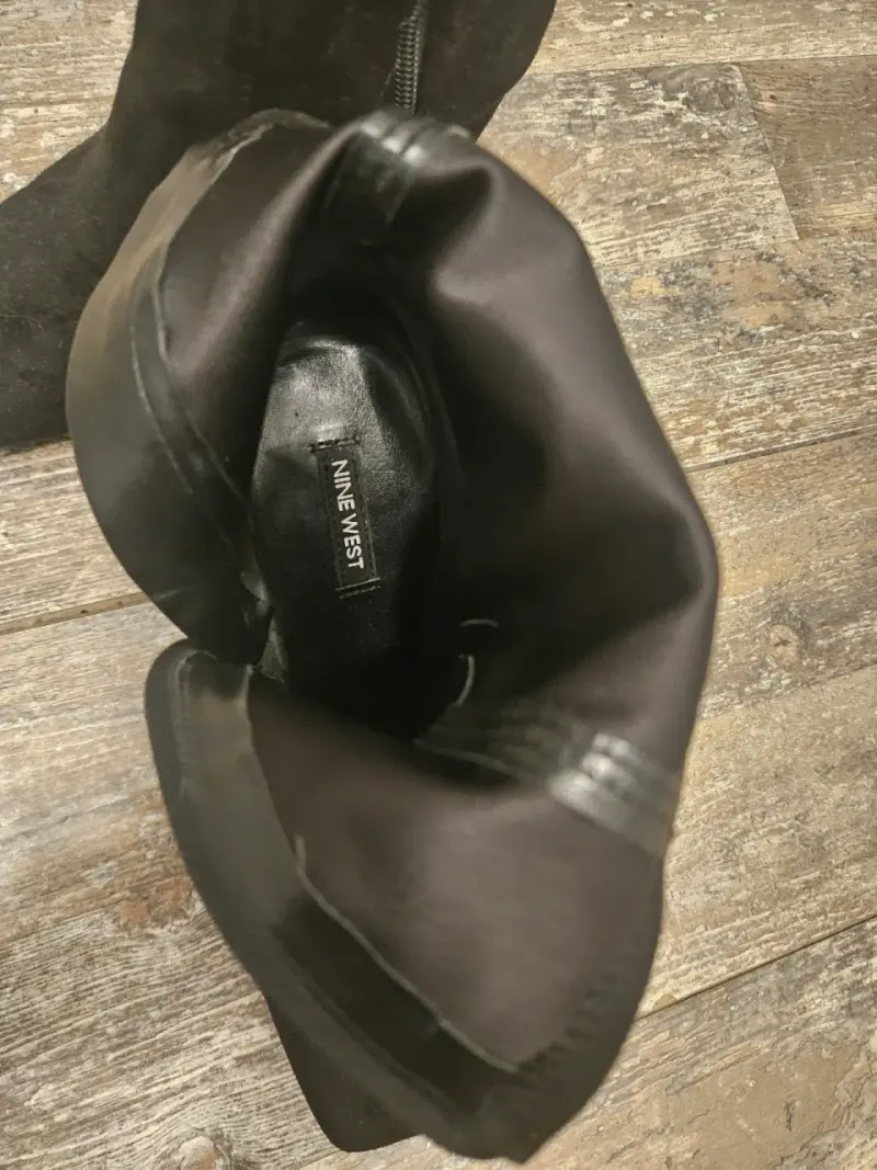 Botines negros de tacón alto - 4