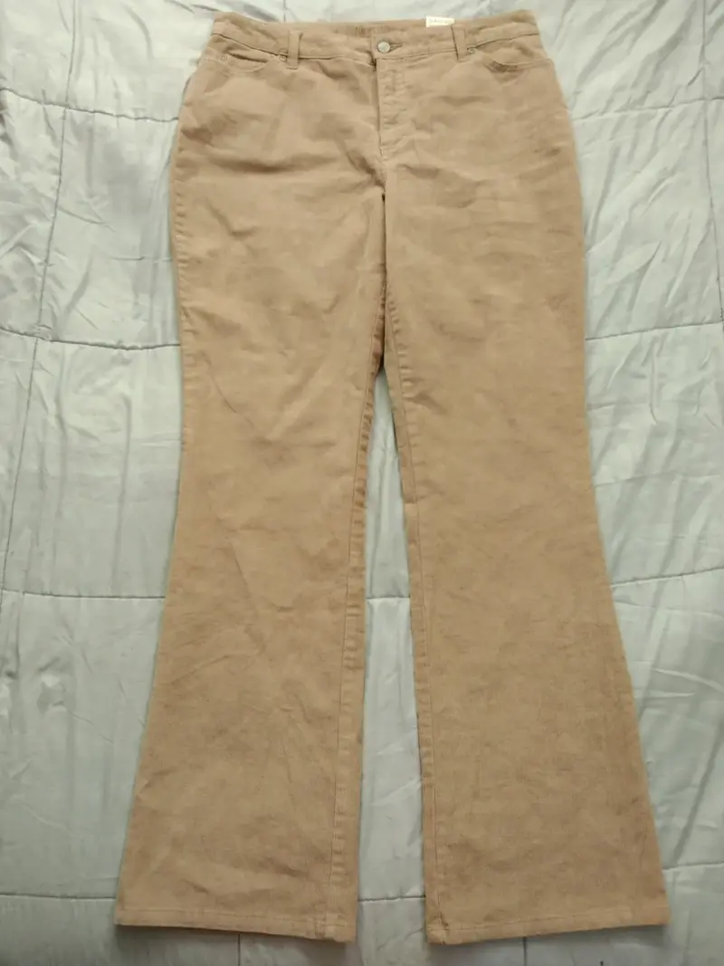 Pantalones de cotelé bootcut talla 44 - 1