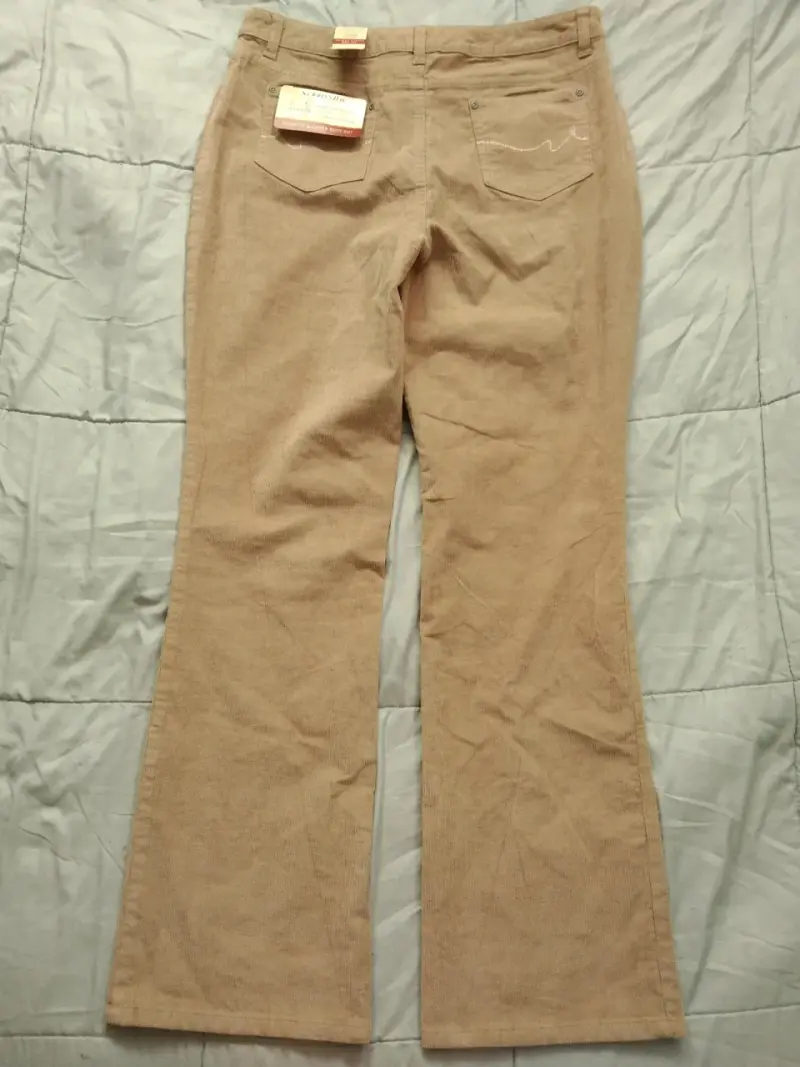 Pantalones de cotelé bootcut talla 44 - 2