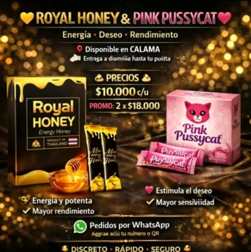 Sachets Royal Honey y Pink Pussycat
