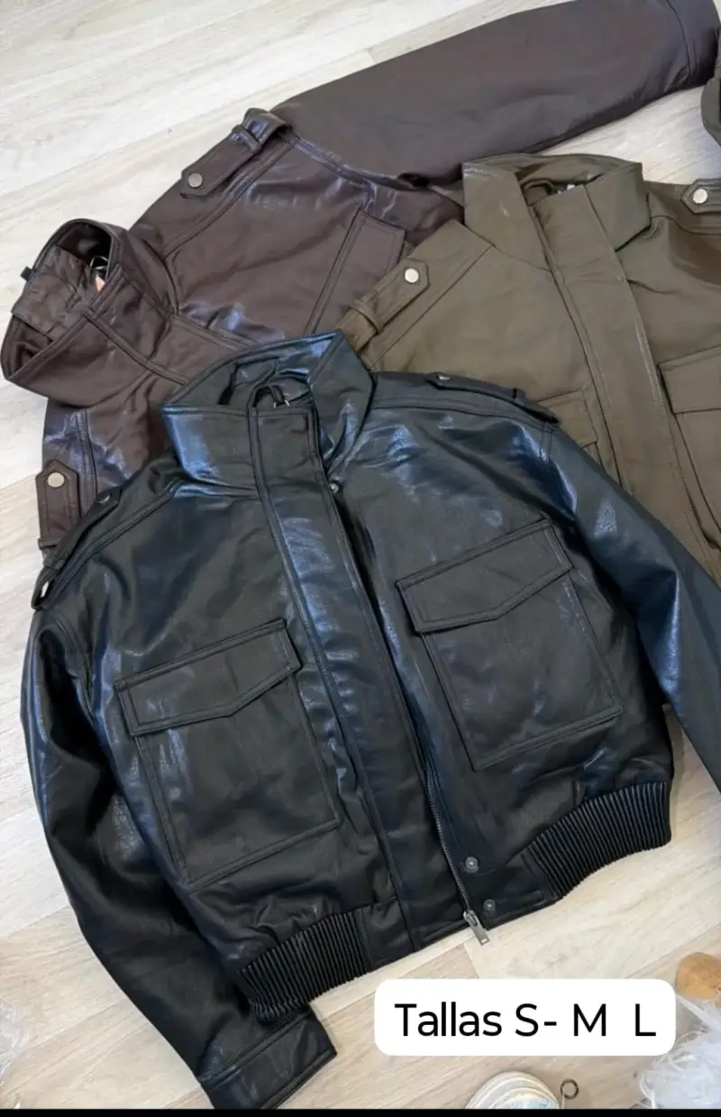 Chaqueta de cuero negra - 2