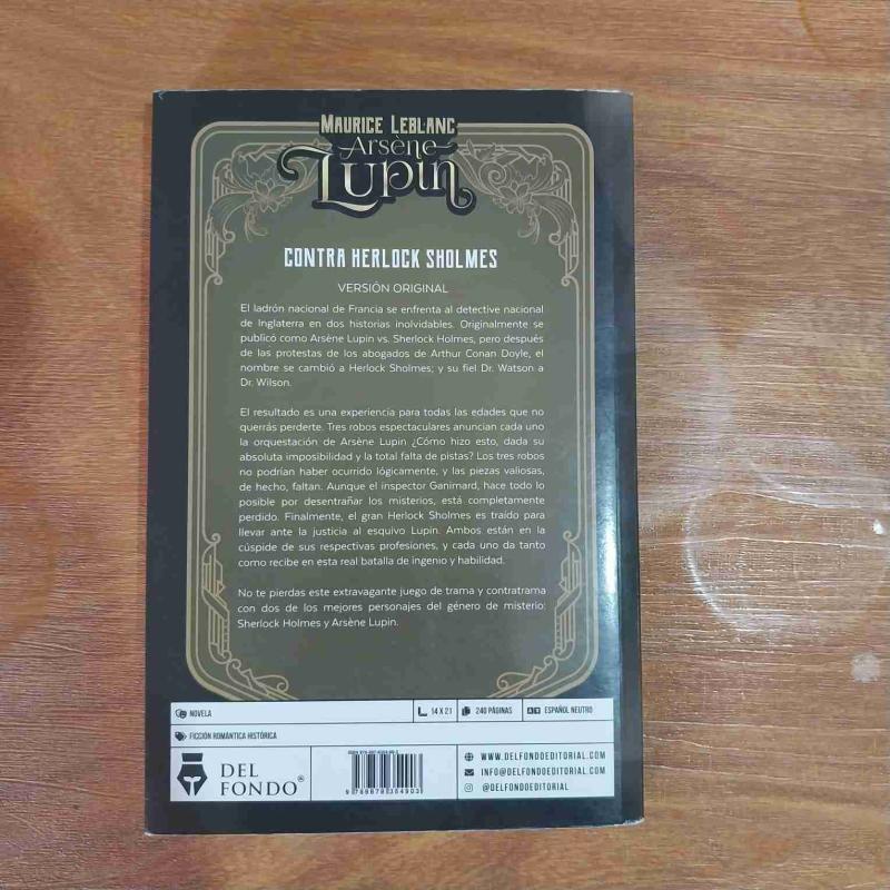 Libro Arsene Lupin Contra Herlock Sholmes - 2