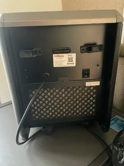 Calefactor eléctrico negro - miniatura 3