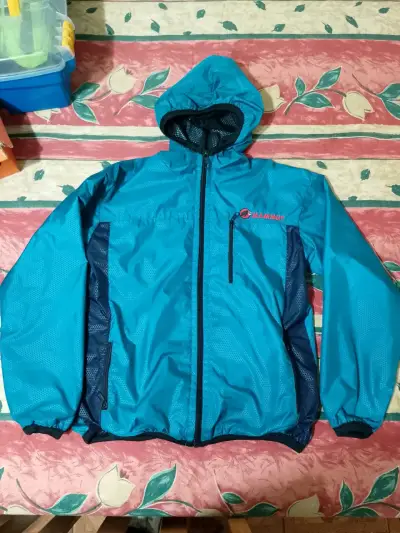 Chaqueta impermeable azul Mammut - miniatura 2