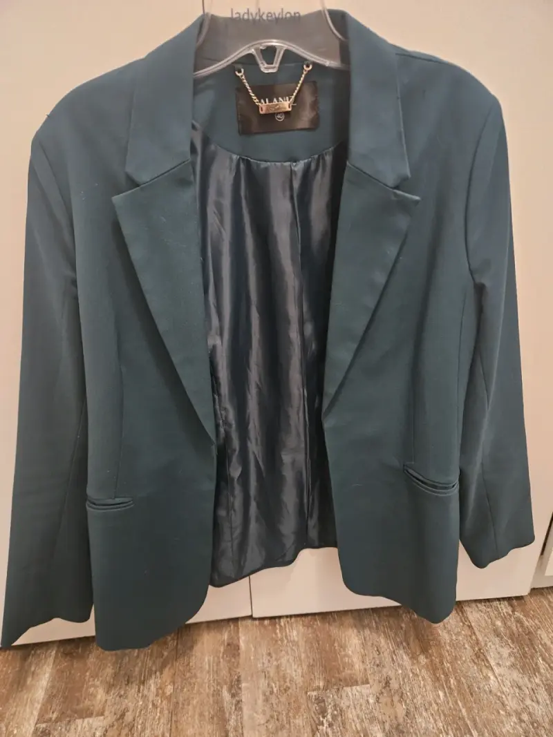 Blazer verde petróleo elegante - 1