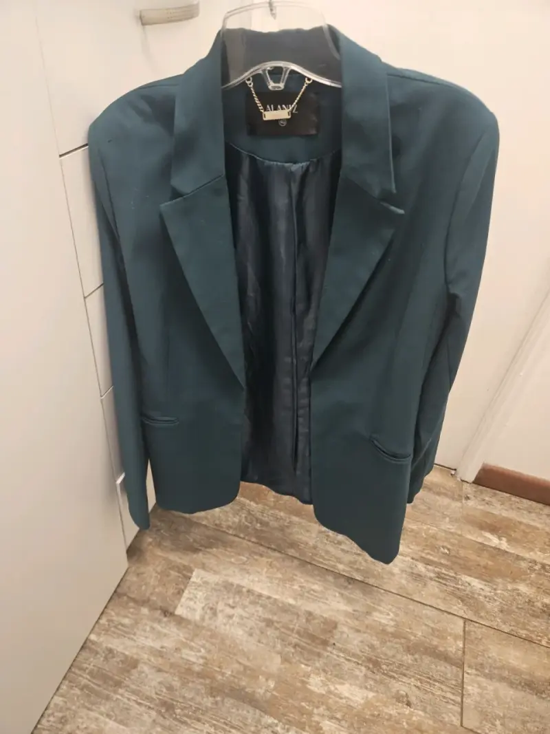 Blazer verde petróleo elegante - 2