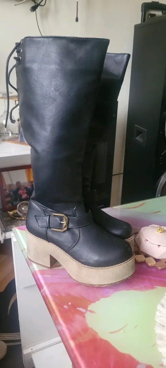Botas negras de plataforma - 3