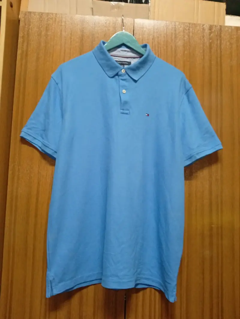 Polera polo azul hombre - 1