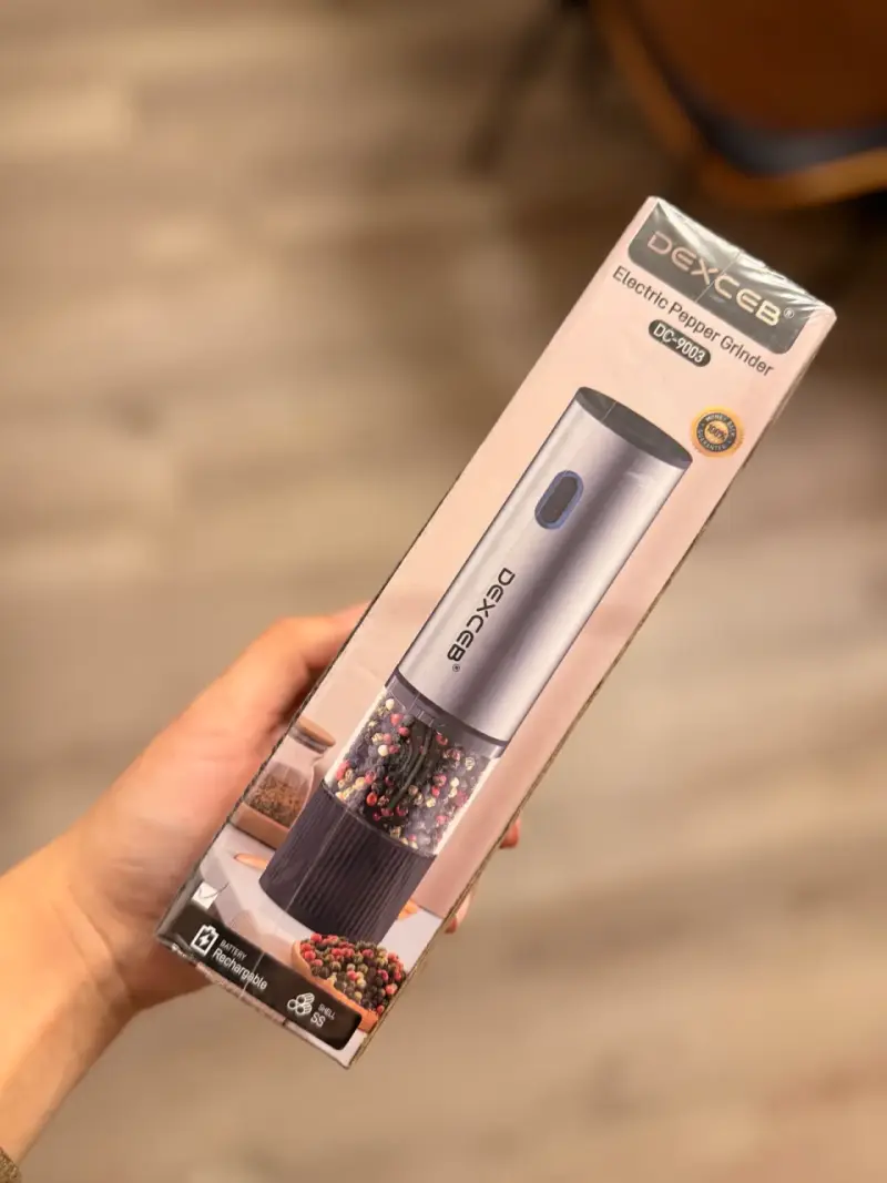Moledor de pimienta eléctrico Dexceb