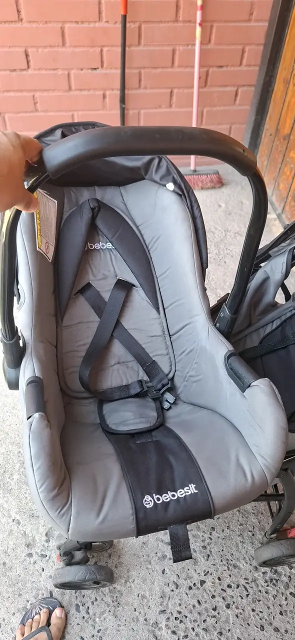 Coche de bebé Bebesit gris - 6